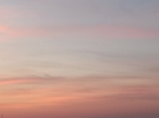 sunset in the clouds