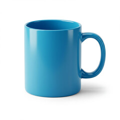 empty blue cup drink container
