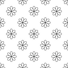 Seamless vector floral seamless pattern