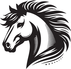 horse head silhouette