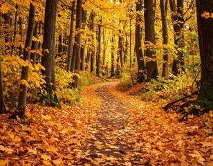 Autumnal forest path (2)