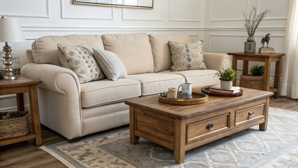 living room interior with fireplace,interior, room, sofa, furniture, home, living, design, couch, wall, house, floor, apartment, lamp, chair, luxury, comfortable, pillow, table, 3d, decoration, 