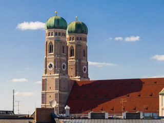 The Frauenkirche in Munich, Germany
