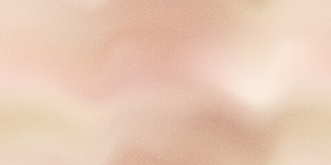 Aesthetic seamless peach bg with soft gradation and noisy texture. Gradient mesh vector illustration. Elegant pastel background in nude shade. Summer wedding background.