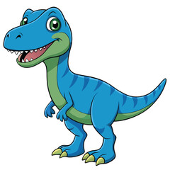 Allosaurus Dinosaur Carnivore Cartoon