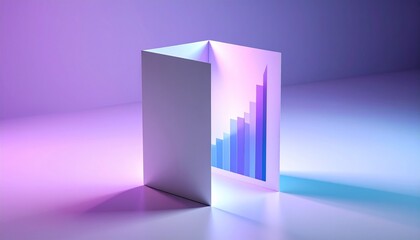 A visualization chart inserted into a paper-like card