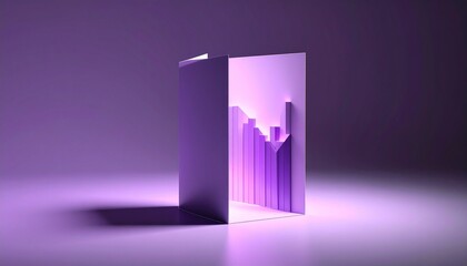 A visualization chart inserted into a paper-like card