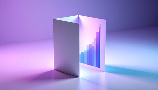 A visualization chart inserted into a paper-like card