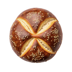 Pretzel Bread Roll, Cut Out