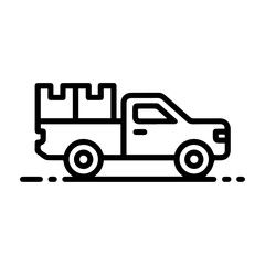 truck icon vector illustration