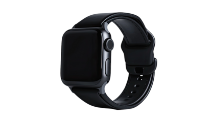 Dark gray watch with a sporty band