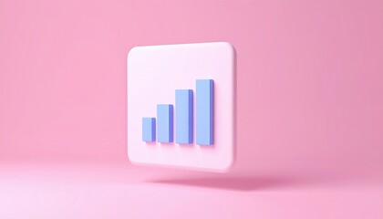 A bar graph jumping over a rotating spreadsheet icon