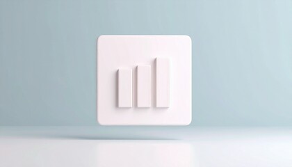 A bar graph jumping over a rotating spreadsheet icon