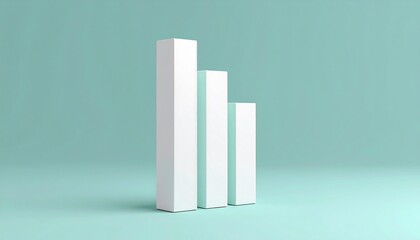 A bar graph jumping over a rotating spreadsheet icon