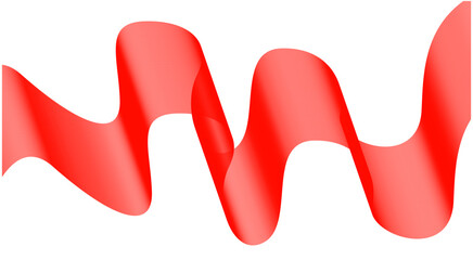 Wavy Blend Abstract Curved Red Color Background Design Vector Illustration