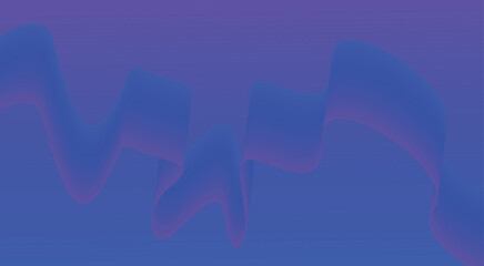 Wavy Blend Abstract Curved Background Blue Design Vector Illustration
