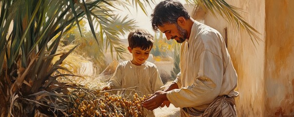 Touching Moment of Traditional Bonding

.