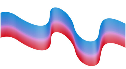 Abstract Blend Wavy Curved Multicolor Background Design Vector Illustration