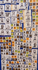 A lot of magnets wits Greek gods