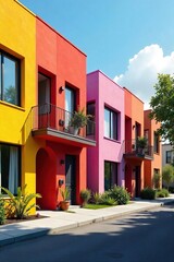 Vibrant Artist Housing Development Spacious Studios & Apartments with Unique Architectural Details and Lush Landscaping Offer Creative Living Spaces