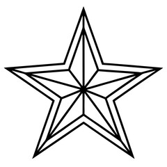 Simple Education Star Outline