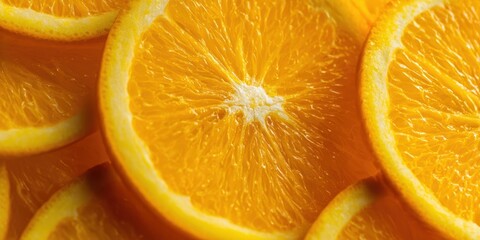 The vibrant orange slices showcasing freshness and natural beauty.