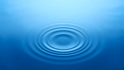 Water Ripple Abstract: Concentric circles of ripple effect in a still body of water, creating a mesmerizing abstract image.