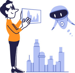 Artificial Intelligence Helping Architect Plan Smart City.