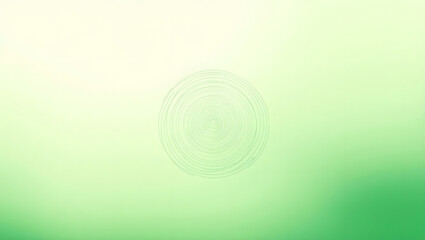 Ethereal Green Circles: A serene composition unfolds with a minimalist aesthetic, featuring delicate circles delicately layered against a soft gradient of verdant greens, exuding a sense of calm.