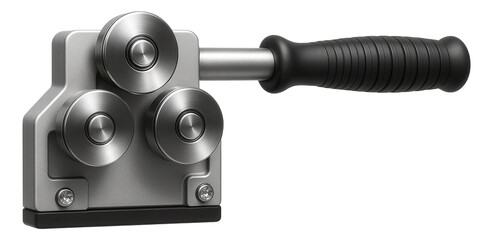 Compact profile bender with interchangeable rollers for a home DIY setup.