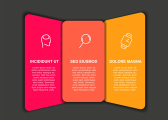Modern 3-Step Infographic Banner – AI, Web Security, UX Design