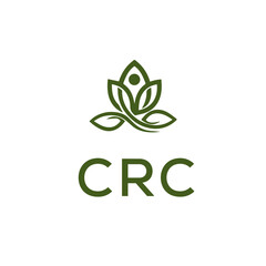 CRC Letter Initial Logo Design Template Vector Illustration