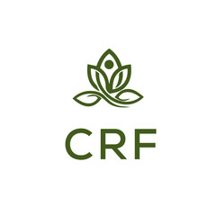CRF Letter Initial Logo Design Template Vector Illustration