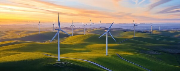 Vast Wind Farm Under Dramatic Sky

.