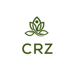 CRZ Letter Initial Logo Design Template Vector Illustration