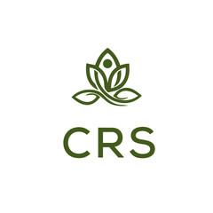 CRS Letter Initial Logo Design Template Vector Illustration