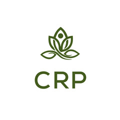 CRP Letter Initial Logo Design Template Vector Illustration