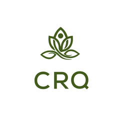 CRQ Letter Initial Logo Design Template Vector Illustration