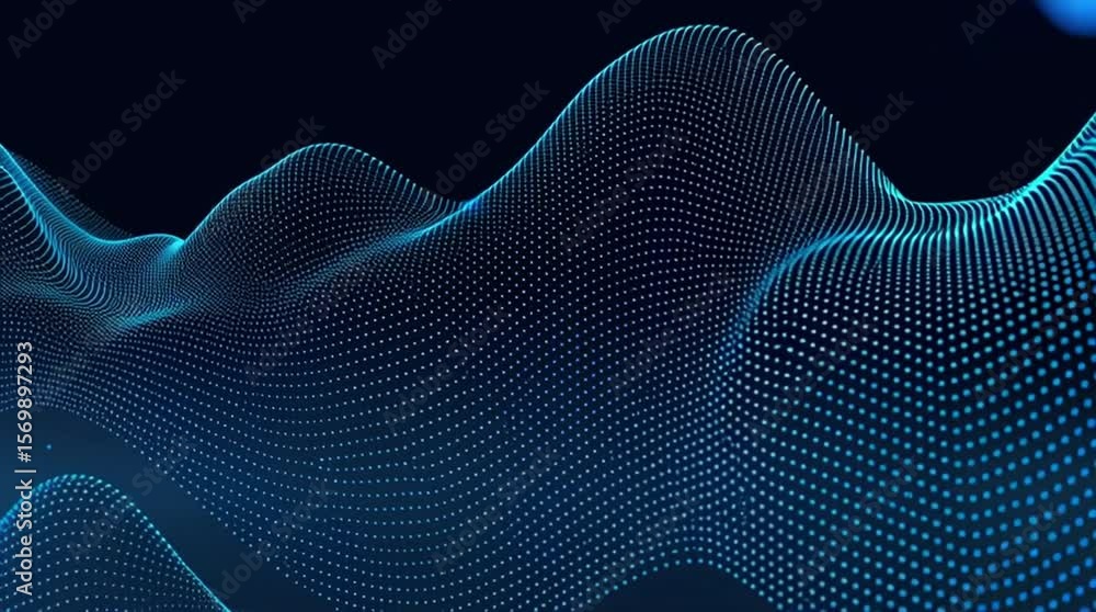 Aufkleber saas application business. platform business. cloud customer. abstract tech ui in neon blue with no 