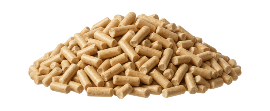 Biodegradable wood pellet cat litter, perfect for an eco-friendly household.