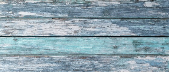 Obraz premium The textured blue wooden planks creating a rustic and vintage aesthetic.