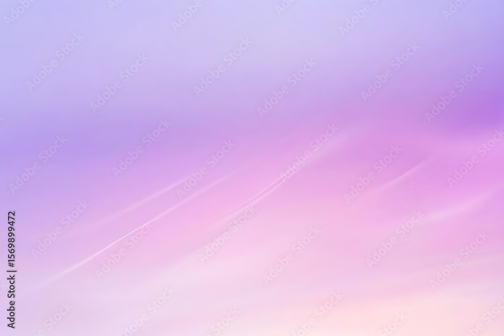 Wall mural soft gradient background with subtle wavy lines and pastel colors
