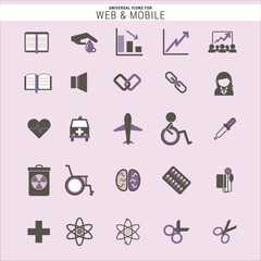Universal Icons for Web and Mobile