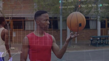 Player starting sports spin drill after catching pass with animated charts tracking spin rate - Powered by Adobe