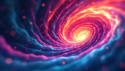 Mesmerizing Swirling Vortex of Blurred Colors Dynamic Abstract Background