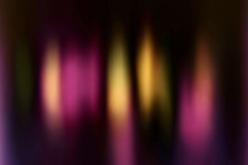Abstract aurora borealis effect with blurry vertical light streaks