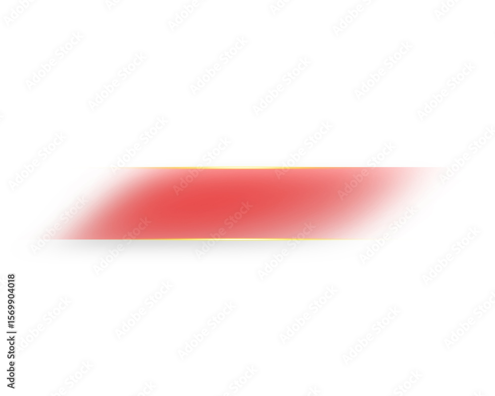 Aufkleber transparent red gradient title bar. abstract geometric shape rectangle gradient shape on transparent