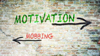 Signposts the direct way to motivation versus bullying