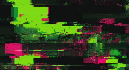 Glitch Art Pixel Tie Dye Background, Glitch Art Seamless Pattern.