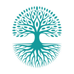 Unique tree logo Modern and minimalist vector and abstract logo